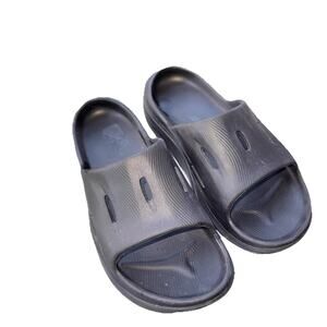 Hoka Ora Recovery Slides Slip On Black Sandals Women's Size 11 Mens 9 Unisex